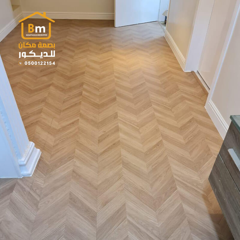 باركيه خشبي مقاوم للماء مؤسسة بصمة مكان للديكور