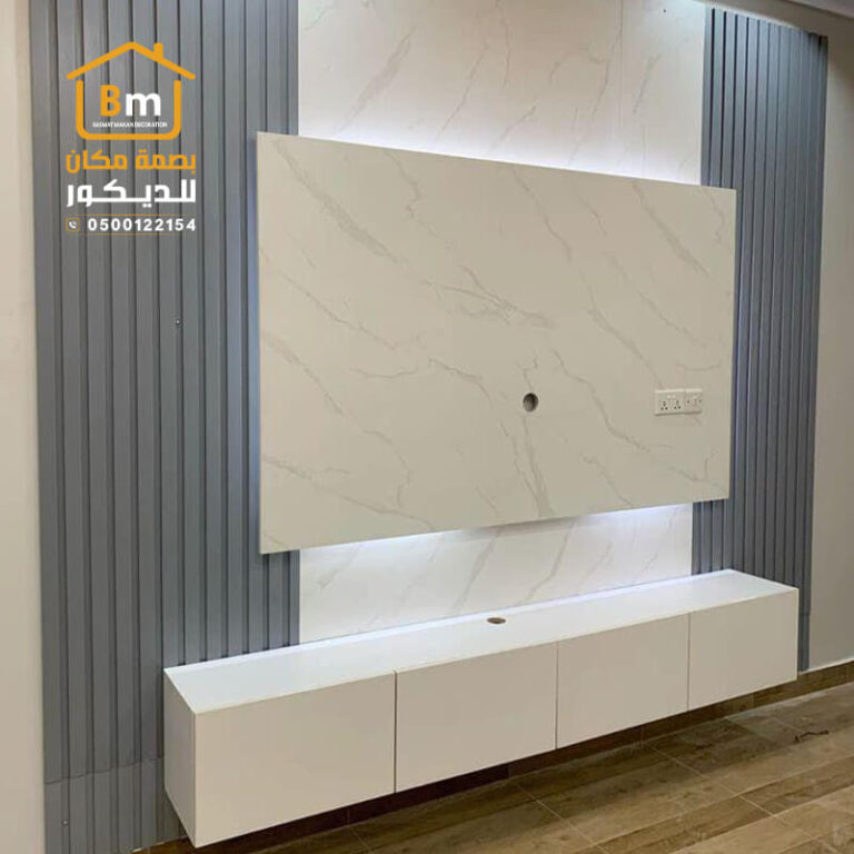 بديل رخام خلفيات شاشات بصمة مكان للديكور