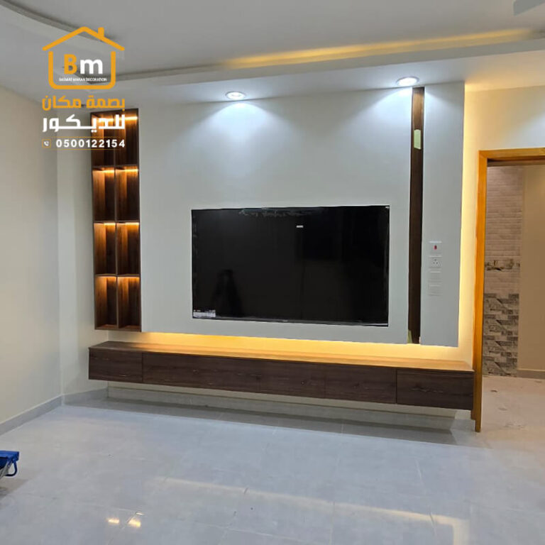 تركيب ديكورات تلفزيون